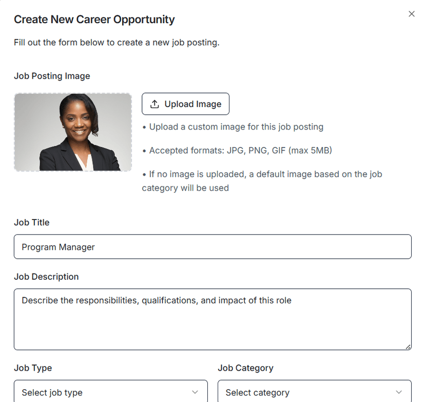 Career Opportunity Form